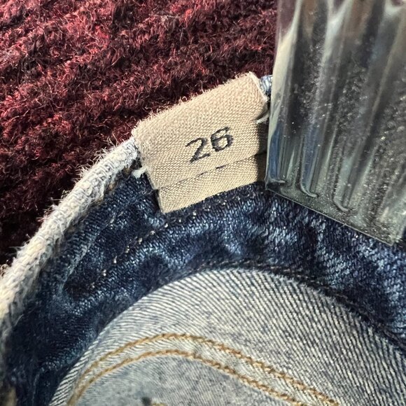 Citizens of Humanity Emerson Slim Boyfriend Embroidered Denim Jeans Size 26 Boho - Picture 10 of 12